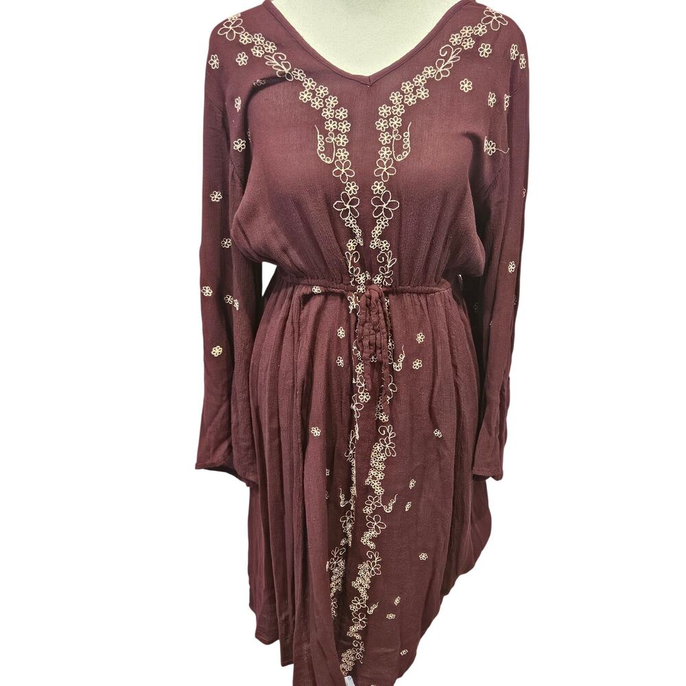 Sweet magnolia dress large embroidered coastalcowgirl boho cottage peasant
